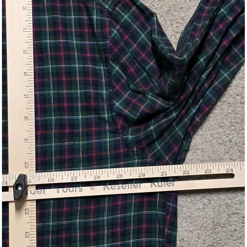 J.Crew Brushed Twill Button Down Shirt Mens M Tartan Plaid Classic Fit Cotton
